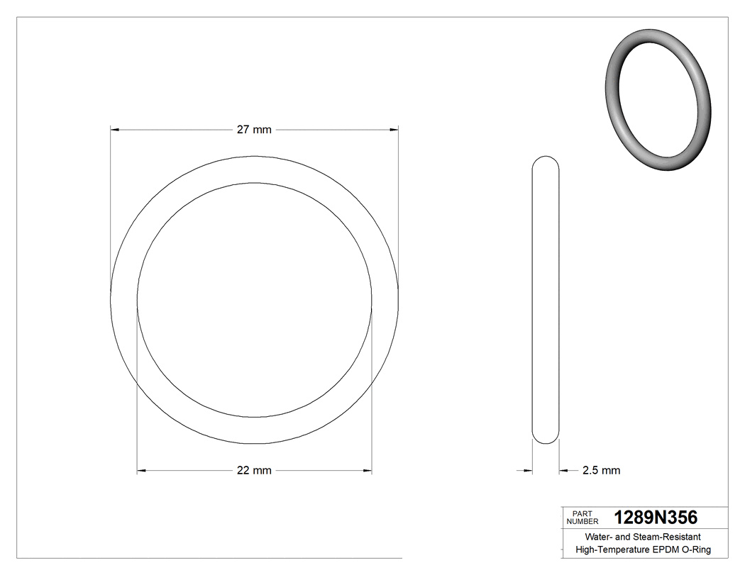 Technical drawing - 1289N356